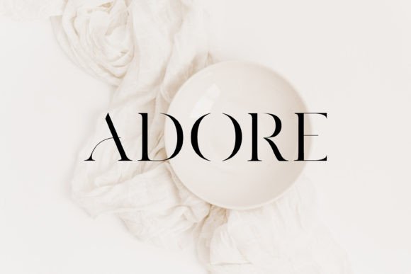 Adore: A Modern Serif for Brand Elegance