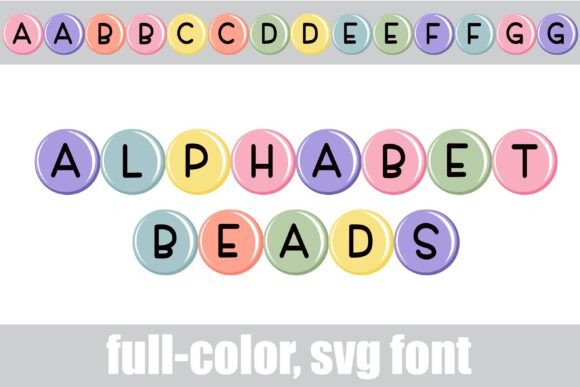 Alphabet Beads: A Playful Premium Font for Modern Branding
