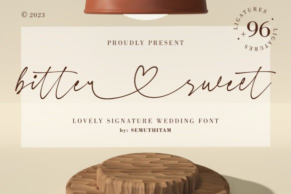Bitter Sweet: A Signature Font for Meaningful Design Moments