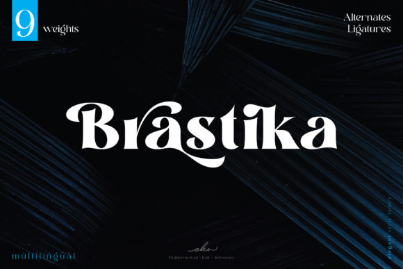 Brastika: A Display Font That Commands Attention