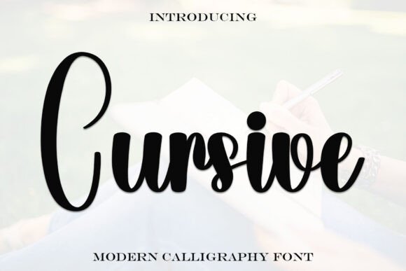 Cursive: A Handwritten Font Blending Classic Calligraphy with Modern Flair