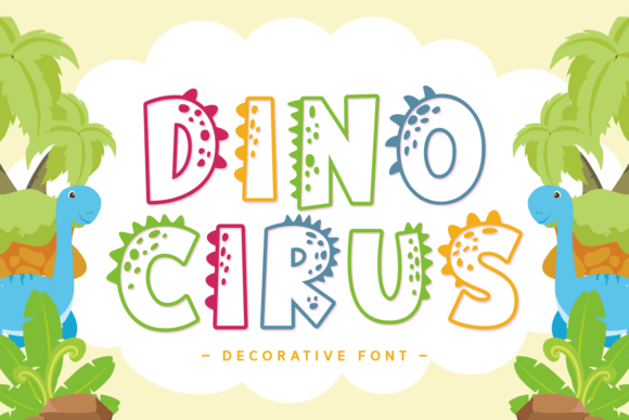Dino Cirus: A Display Font with Prehistoric Charm
