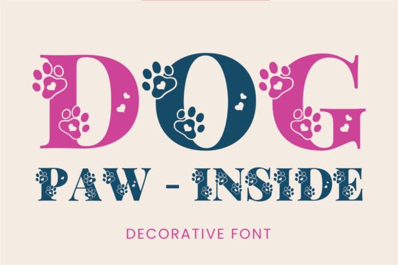 Dog Paw Inside: A Font That Brings Playful Charm to Every Design
