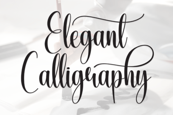 Elegant Calligraphy: The Bold Script for Modern Design