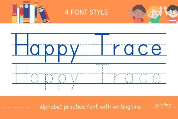 Happy Trace: A Creative Educational Font for Modern Learning