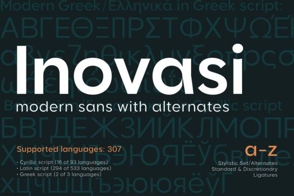 Inovasi Sans: A Geometric Sans Serif for Modern Brands
