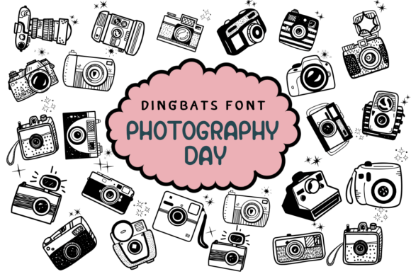 Photography Day: A Sketch-Style Font for Authentic Design