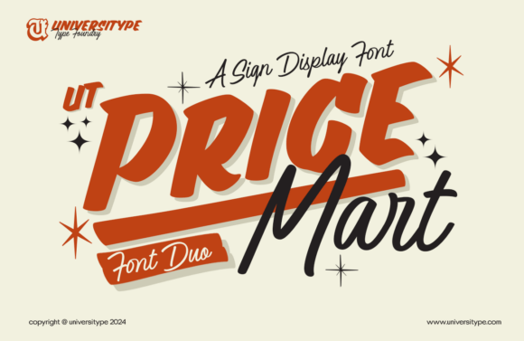 Price Mart Duo: A Font Pairing for Dynamic Branding