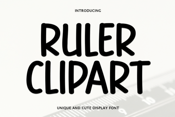 Ruler Clipart: The Handwritten Font for Modern Brands