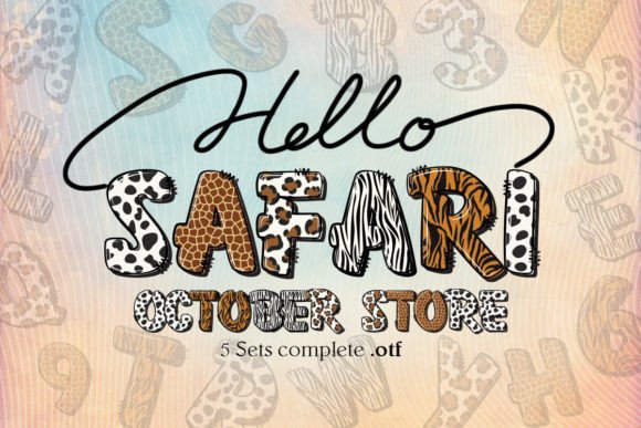 Safari: A Wild Typeface for Bold Designs
