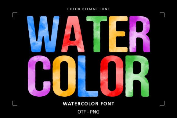 Watercolor Collection: 6 Sweet Color Fonts for Visual Impact