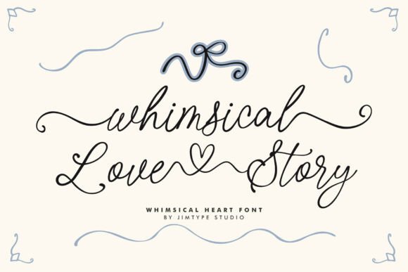 Whimsical Love Story: A Font That Feels Like a Love Letter